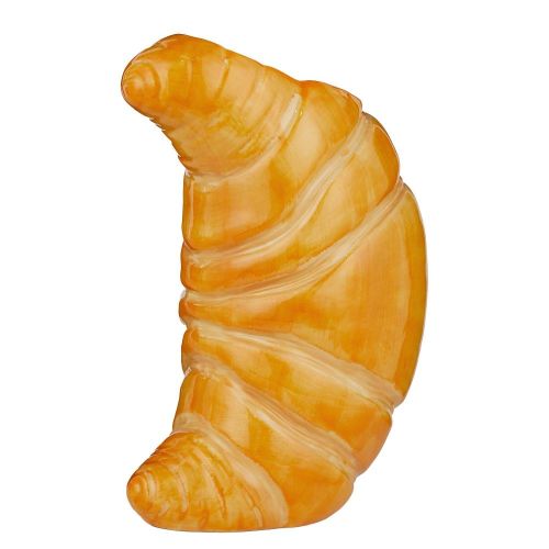 CROISSANT - βάζο από πορσελάνη σε σχήμα κρουασάν, καφέ