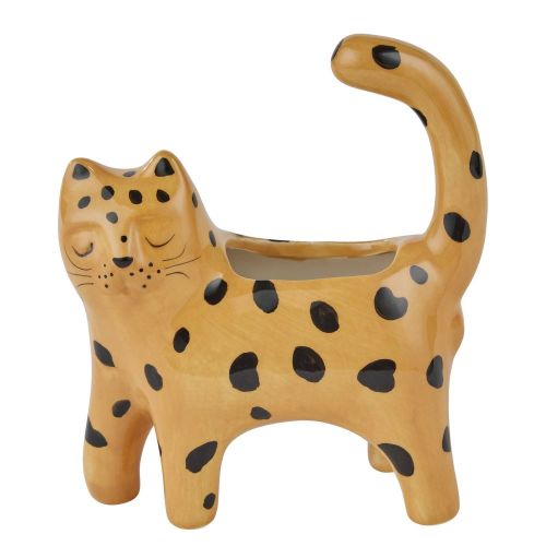 LITTLE LEO - mini βάζο κεραμικό 'λεοπάρδαλη'