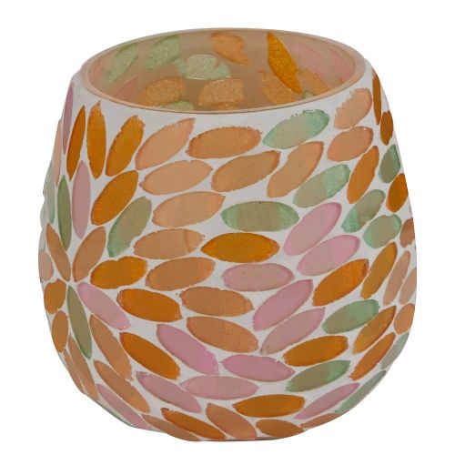 SHIMMER&SHINE - κηροπήγιο για ρεσό 'μωσαϊκό' πολύχρωμο, 8cm