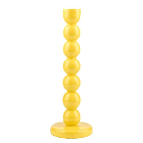 LITTLE ITALY - κηροπήγιο Υ29cm, κίτρινο