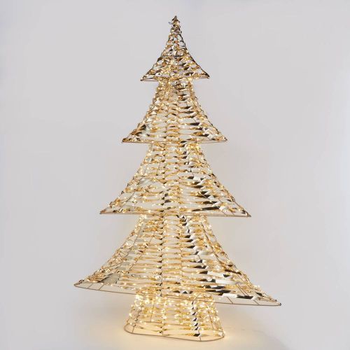 GOLDEN TREE - χριστουγεννιάτικο δέντρο με Led, 120cm