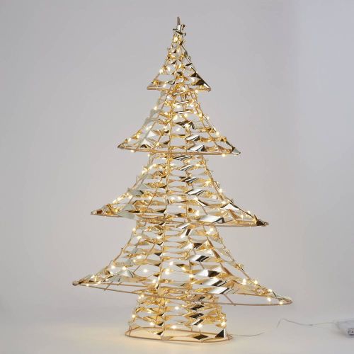 GOLDEN TREE - χριστουγεννιάτικο δέντρο με Led, 60cm