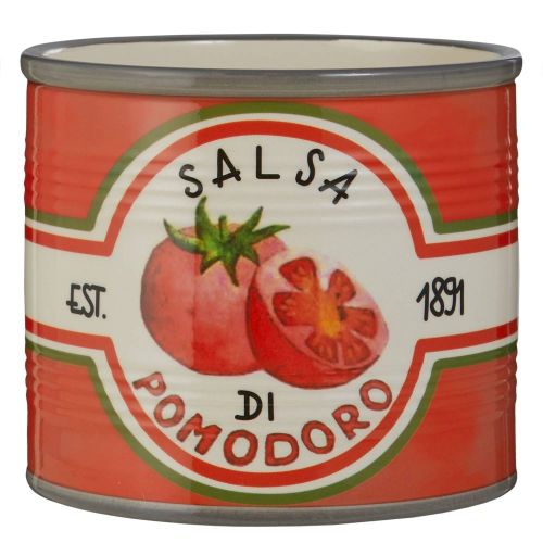 TIN - κασπό κεραμικό "Pomodoro" 13cm, κόκκινο