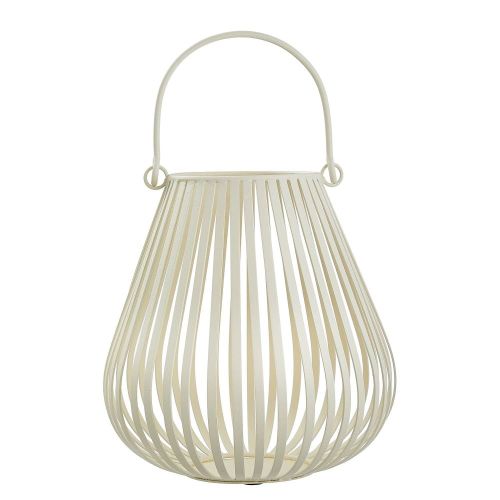 QUIETUDE - φανάρι μεταλλικό 20cm, μπεζ