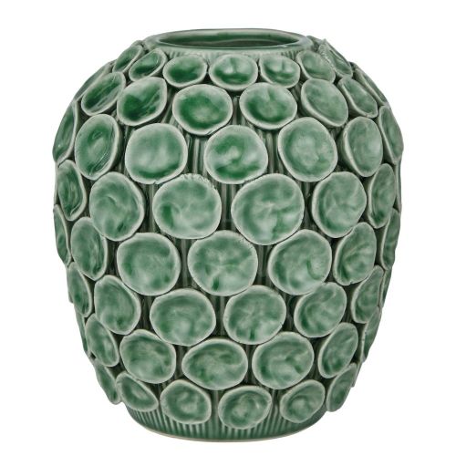 ENCHANTED FOREST - βάζο από δολομίτη 18cm, πράσινο