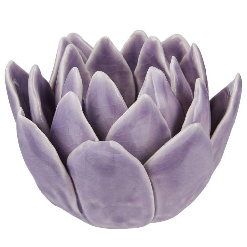 BLOSSOM - κηροπήγιο για ρεσό κεραμικό, μωβ