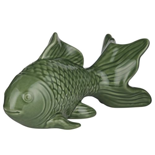 KOI - διακοσμητικό 'ψάρι' κεραμικό, πράσινο