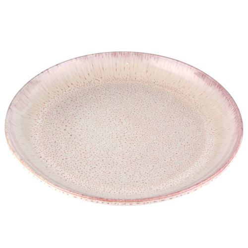 TAVIRA - πιάτο κεραμικό πρωινού, ροζ
