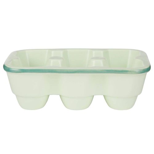 EGGS ON - αυγοθήκη κεραμική, πράσινη