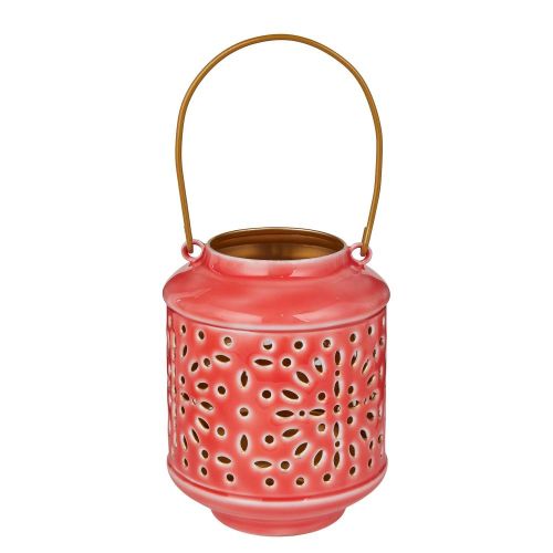 BLUE MAROCCO - φανάρι μεταλλικό 12,5cm, κόκκινο