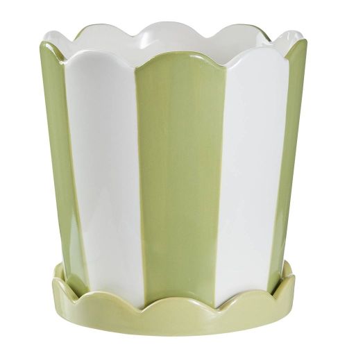 SUNDAE - κασπό κεραμικό 16cm, πράσινο