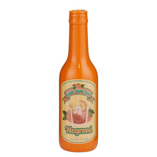 BEVERAGE - βάζο - μπουκάλι κεραμικό 'negroni', πορτοκαλί