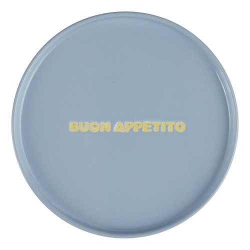 GOOD VIBES - πιάτο από πορσελάνη "buon appetito" 15cm