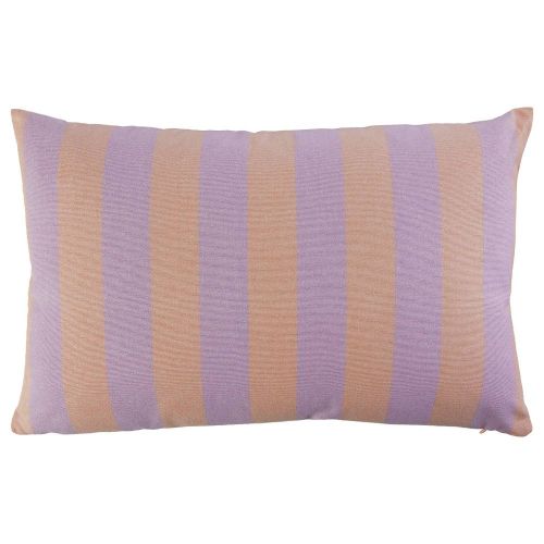 SPRING VIBES - μαξιλάρι ριγέ 40x60 cm, μωβ