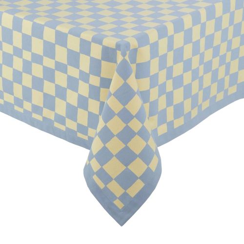 CHECKER STYLE - τραπεζομάντηλο καρό βαμβακερό  250x160cm