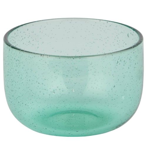 WATERCOLOUR - κηροπήγιο από γυαλί για ρεσό, τιρκουάζ