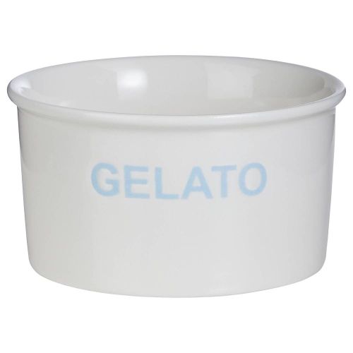 GELATO - μπολ παγωτού από πορσελάνη "Gelato", λευκό γαλάζιο