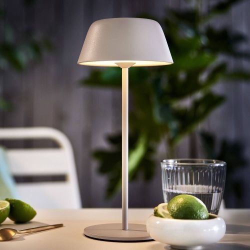 LIGHT UP - φωτιστικό επιτραπέζιο LED εξωτερικού χώρου, μπεζ