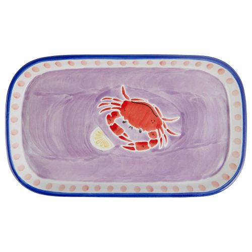 CORAL COAST - πιατέλα σερβιρίσματος κεραμική, λιλά