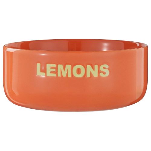 GOOD VIBES - μπολ σερβιρίσματος από πορσελάνη "Lemons" 720ml