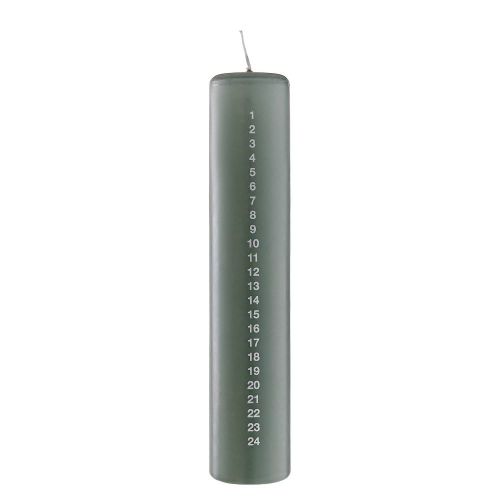 ADVENT - κερί χριστουγέννων αντίστροφης μέτρησης, πράσινο