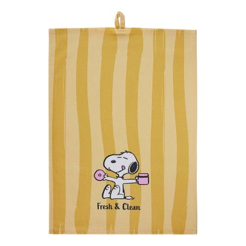 PEANUTS - πετσέτα κουζίνας Fresh & Clean, κίτρινο/μπεζ
