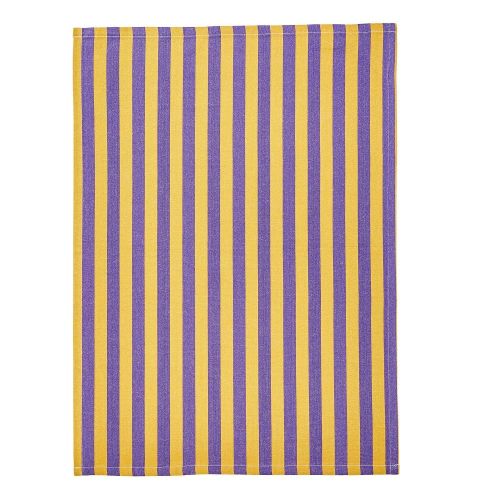 VEGAS STRIP - πετσέτα κουζίνας ριγέ 50x70, χρυσό μωβ