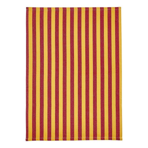 VEGAS STRIP - πετσέτα κουζίνας ριγέ 50x70, χρυσό κόκκινο