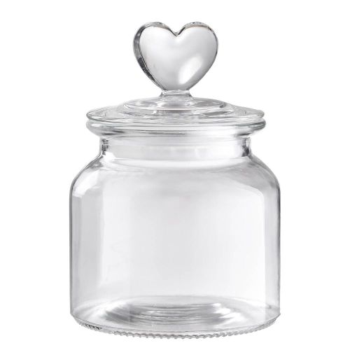 SWEET HEART - δοχείο αποθήκευσης γυάλινο "Heart" 650ml