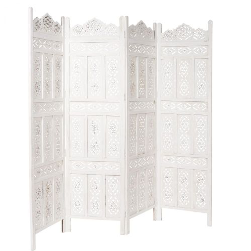 ESTELLA - παραβάν/διαχωριστικό λευκό H182cm