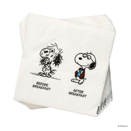PEANUTS - χαρτοπετσέτες "before/after"