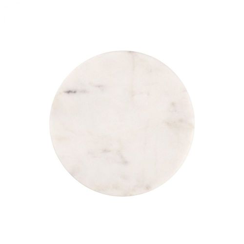 MARBLE - σουβέρ Δ 10cm λευκό
