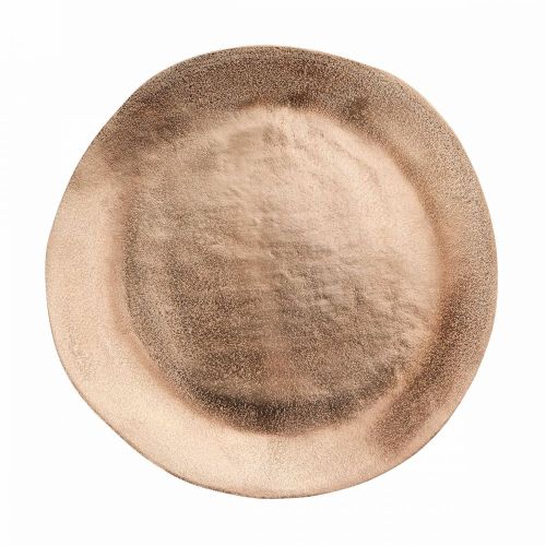 BANQUET - διακοσμητική πιατέλα 32cm, χρυσή