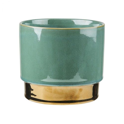 GOLDEN TOUCH - κασπό Δ15cm πράσινο