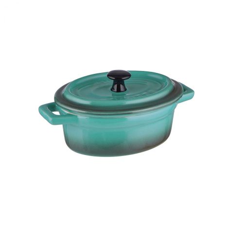 C'EST SI BON - mini σκεύος ψησίματος οβάλ πετρόλ