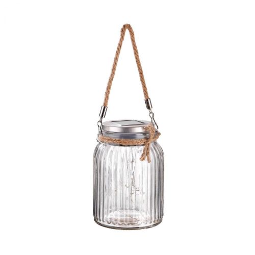 LILLISOL - φανάρι γυάλινο με ηλιακό πάνελ