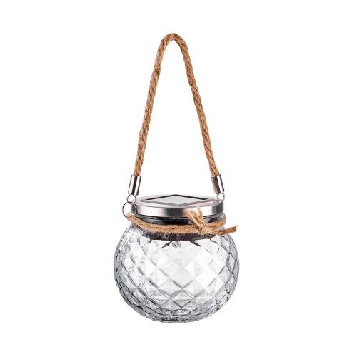 LILLISOL - διαφανές κρεμαστό φανάρι με ηλιακό πάνελ