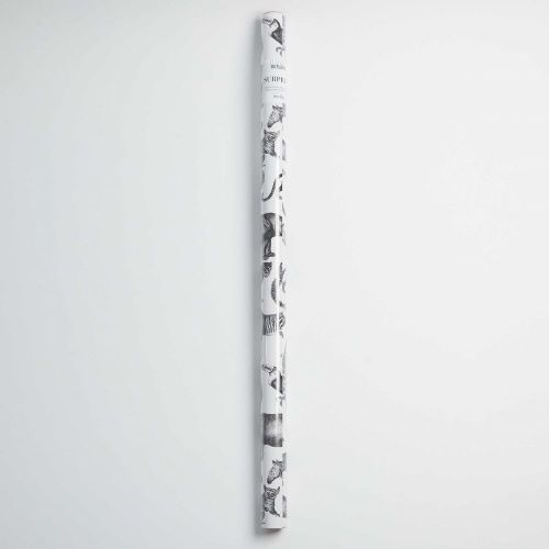 SURPRISE - χαρτί περιτυλλίγματος  "Αnimals" μαύρο/λευκό