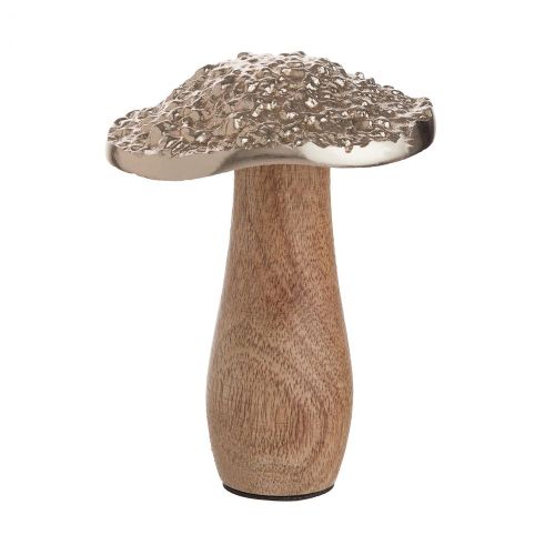HARVEST SPLENDOR - διακοσμητικό μανιτάρι από ξύλο/μέταλλο 11cm