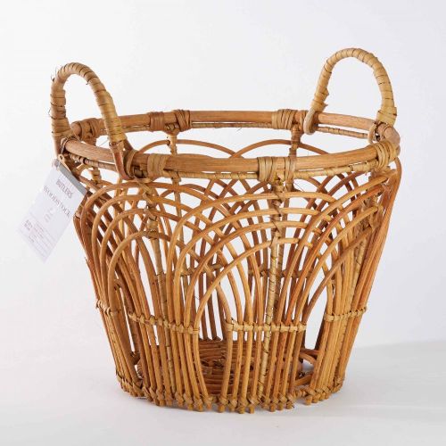 WOODSTOCK - καλάθι από ραττάν, υφαντό, Small