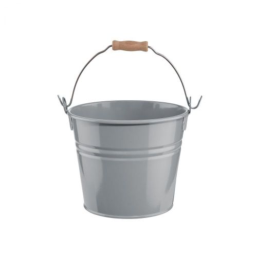ZINC - κουβάς 2 λίτρων Δ16cm, γκρι