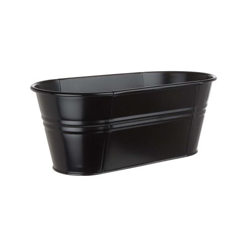 ZINC - κασπό οβάλ 40cm, μαύρο