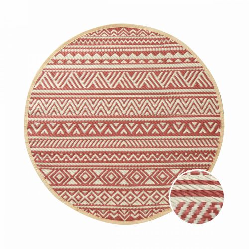 COLOUR CLASH - χαλί κατάλληλο για εσωτερικούς και εξωτερικούς χώρους κόκκινο Δ 118cm