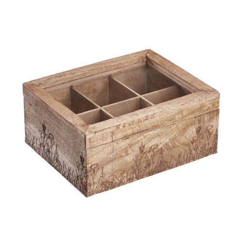 TEA TIME - κουτί με 6 θήκες για τσάϊ