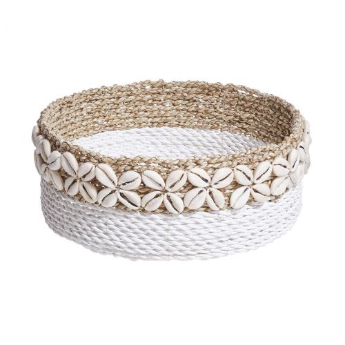 SEASHELL - καλάθι με κοχύλια, L