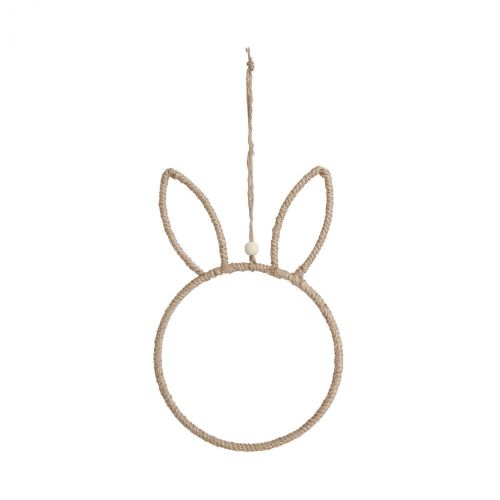 EASTER - Πασχαλινό στολίδι από γιούτα "αυτιά κουνελιού"