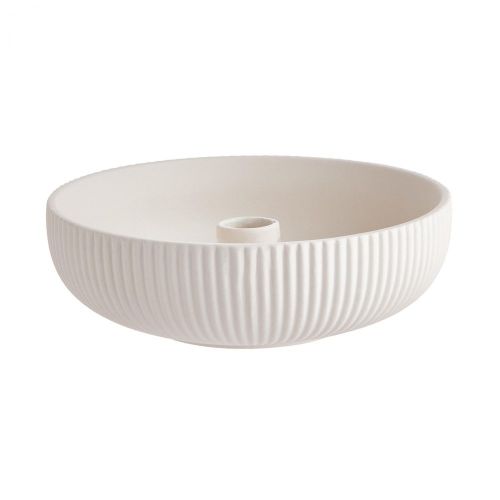 CANDLE BOWL - κηροπήγιο, μπεζ