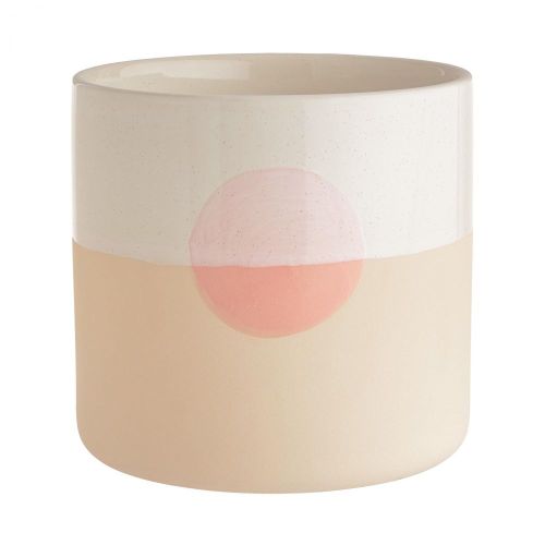 SUNSET - κασπό Δ16cm, μπεζ/πορτοκαλί