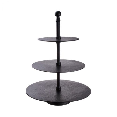 SHOWTIME - εταζέρα 3 δίσκων, Δ50cm και Υ66cm, μαύρη