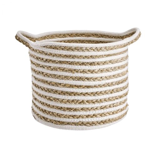 COTTON BRAID - καλάθι με ρίγες S